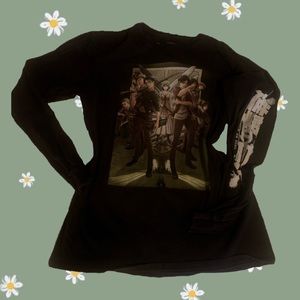 attack on titan long sleeve tshirt 🖤